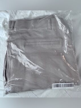NWT, Quince Ultra Stretch Ponte Straight Leg Pants, XL, ecru